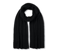 FALKE Unisex Scarf in Rib U SC Kaschmir schnelltrocknend warm 1 Stück Winter-Schal, Schwarz (Black 3000), OneSize