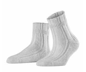 Falke Wohlfühlsocke Bedsock (Angoramischung) silber Damen - 1 Paar, Größe 39-42