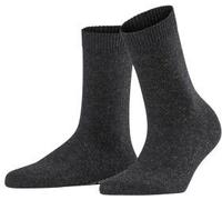 FALKE Damen Cosy Wool W SO Wolle Kaschmir einfarbig 1 Paar Socken, Grau (Anthracite Melange 3080) neu-umweltfreundlich, 35-38