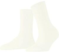 FALKE Damen Family W So nachhaltige Baumwolle einfarbig Socken, Weiß Off-White 2040 Rib, 39-42