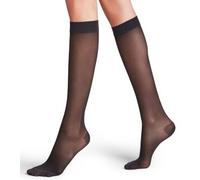 FALKE Energize 30 DEN Damen Kniestrümpfe, 37-38, Schwarz, Uni, 41763-300901