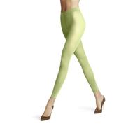 Falke Damen Leggings Pure Matt 50 DEN – halb-blickdicht, einfarbig – Grün Lemon 7498 S-M