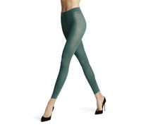 Falke Damen Leggings Pure Matt 50 DEN LE halb-blickdicht einfarbig Grün (Fjord 7475) S