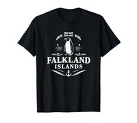 Falkland-Inseln, Pinguin, britische Reisegrafik T-Shirt