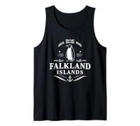 Falkland-Inseln, Pinguin, britische Reisegrafik Tank Top