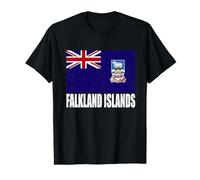 Falklandinseln Flagge Grunge Vintage Souvenir Falkland T-Shirt