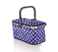 Falko-Einkaufskorb Farbe Weiß-Lila