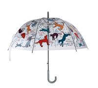 Regenschirm It`s raining cats and dogs Stockschirm Hund Katze Transparent Ø 85cm