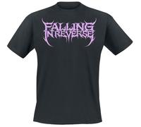 Falling In Reverse Popular Monster Text T-Shirt schwarz in S