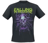 Falling In Reverse Spider Männer T-Shirt schwarz L 100% Baumwolle Band-Merch, Bands, Nachhaltigkeit