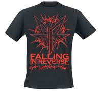 Falling In Reverse Thorns T-Shirt schwarz in XL