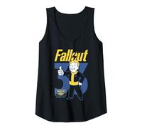 Fallout 33 Vault Boy Pose Vault-Tec TV Show Tank Top, Damen, Schwarz, XL