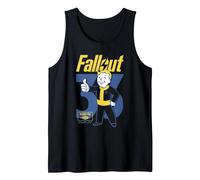 Fallout 33 Vault Boy Pose Vault-Tec TV Show Tank Top, Herren, Schwarz, L