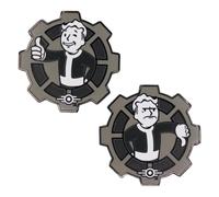 Fallout Black & White Limited Edition Collectible Decision Flip Coin - Offizielle Vault-Tec inspirierte Metallmünze, postapokalyptische Gamer-Erinnerungsstücke, Geschenk für Fans & Sammler
