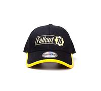 Fallout Cap 76 - Yellow Logo Adjustable Cap Black