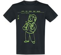 Fallout Charisma +10 T-Shirt schwarz in M