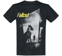 Fallout Dogmeat Männer T-Shirt schwarz L 100% Baumwolle Fan-Merch, Gaming