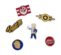 Fallout Fallout 76 Set of 6 Metal Pin Badges Collector's (Pi601678Fal) Schlüsselanhänger, 16 cm, Mehrfarbig (Multicolour)
