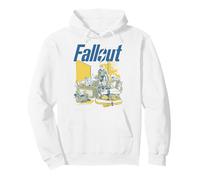 Fallout Family Lounge Illustrated Scene TV Show Pullover Hoodie