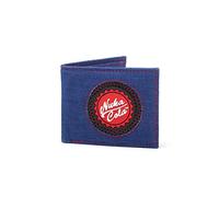 Fallout MW407350FAL - Nuka-Cola Bottle Cap Denim Bi-Fold Wallet, Male, Blue (MW407350FAL)