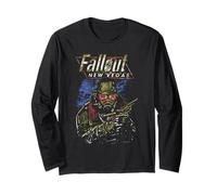Fallout New Vegas Ranger Vintage Distressed Video Game Langarmshirt