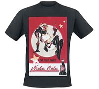 Fallout T-Shirt -L- Nuka Cola Print, schwarz