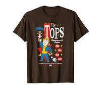 Fallout The Tops Casino New Vegas Retro Video Game T-Shirt, Herren, Braun, XXL