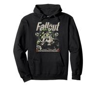 Fallout Video Game Distressed Character Portrait Pullover Hoodie