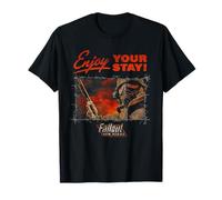 Fallout Video Game Enjoy Your Stay New Vegas Barbed Wire T-Shirt