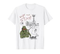 Fallout Video Game New Vegas Sketches Enjoy Your Stay T-Shirt