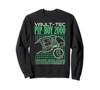 Fallout Video Game Pip-Boy 2000 Interface Retro Graphic Sweatshirt