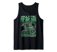 Fallout Video Game Pip-Boy 2000 Interface Retro Graphic Tank Top