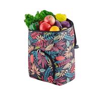 Faltbare Einkaufstasche - 43 l wiederverwendbare Oxford-Tuch-Ersatztasche für Handwagen und Einkaufswagen