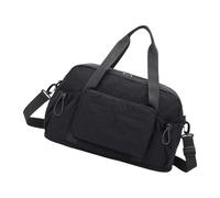 Faltbare Reisetasche, erweiterbar, große Kapazität, wasserabweisend, mit separaten Fächern für Nass- und Trocken, für Fitness, faltbare Sporttasche, Schwarz , Mass Beauty