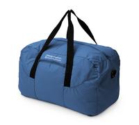 Faltbare Reisetasche, große Reisetasche faltbar, leichte Sporttasche groß faltbar, foldable travel bag big, 55 Liter, Darkblue Dunkelblau