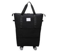 Faltbare Reisetasche mit Rollen, Reisetasche mit Rollen, Faltbare Reisetasche mit Rollen, große Kapazität für Eltern, Geschäftsreisen, Camping, Damen