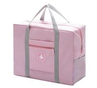 Faltbare Reisetasche Sporttasche, 35L Gepäcktasche Große Weekender Urlaubstasche Trainingstasche Handtasche Wasserdicht Sauna Gym Shopping Bag für Herren Damen mit Gepäckanhänger