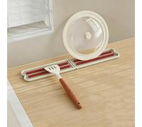 Faltbare Topfdeckel-Aufbewahrungsmatte, rutschfeste weiche Gummi-Schneidebrett-Matte, Wärmedämmung, hängende Spatel, Aufbewahrungsmatte, multifunktionale Utensilien, Pfannen-Topfabdeckung, Deckelregal