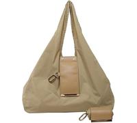 Faltbare Tragetasche mit Schlüsselanhänger, modische Handtasche aus PU-Leder, wiederverwendbare und faltbare Einkaufstaschen, mit Schlüsselring, ideal for Reisen, Einkaufen im Freien, Büro, Strand(B)