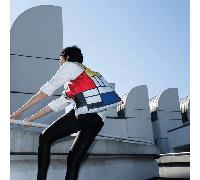 Faltbare Tragetasche Mondrian »Komposition«.