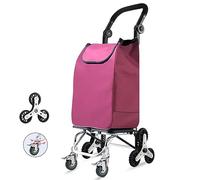 Faltbarer Einkaufstrolley mit großer Kapazität - 8/4-Rad-Design für einfache Mobilität, wasserdicht und langlebig für Lebensmittel und tägliche Besorgungen