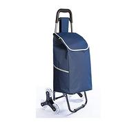 Faltbarer Einkaufswagen, wiederverwendbarer Allzweckwagen mit Teleskopgriff, wasserdichter Marktwagen, leicht, tragbar, mit Rädern (Farbe: D)