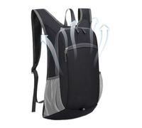 Faltbarer Rucksack, faltbarer Rucksack, Reisen, leichter Organizer, Sportbegeisterte mit verstellbaren Riemen für Wasserflasche, Regenschirm, Hüte, Schlüssel, Karten, 45 x 29 x 13 cm