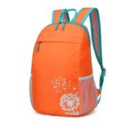 Faltbarer Rucksack Kinder Ultra Leicht,Lässig Kinderrucksack Klein Leicht Wanderrucksack Kinder,Outdoor Sport Tagesrucksack Daypack für Freizeit Outdoor Aktivitäten Schule Arbeit (Orange)