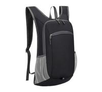 Faltbarer Rucksack - Leichter Rucksack Faltbar,Sporttasche mit verstellbaren Schulterriemen für Wasserflasche Regenschirm Hüte Hausschuhe Kurze Schlüssel, schwarzes, se beskrivning, Unisex