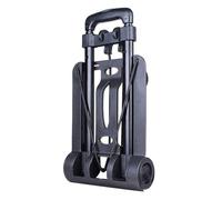 Faltbares Gepäckwagen, Tragbarer Kompakter Handwagen mit 2 Rädern Zum Tragen des Flughafens für den Einkaufsflughafen, Ein Kleiner Klapper -Dolly -Trolley