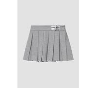 Falten-Minirock aus Interlockjersey im A-Shape 104 grau 2170339.95W0.104