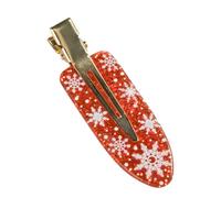 Faltenlose Mistelklammer, Weihnachts Glitzer Schmuck Haarnadel, niedliche Entenschnabel Clip Haarnadel, süßer, süßer Glitzer Schmuck, Festival Haarschmuck für Frauen