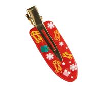 Faltenlose Mistelklammer, Weihnachts Glitzer Schmuck Haarnadel, niedliche Entenschnabel Clip Haarnadel, süßer, süßer Glitzer Schmuck, Festival Haarschmuck für Frauen