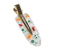 Faltenlose Mistelklammer, Weihnachts Glitzer Schmuck Haarnadel, niedliche Entenschnabel Clip Haarnadel, süßer, süßer Glitzer Schmuck, Festival Haarschmuck für Frauen